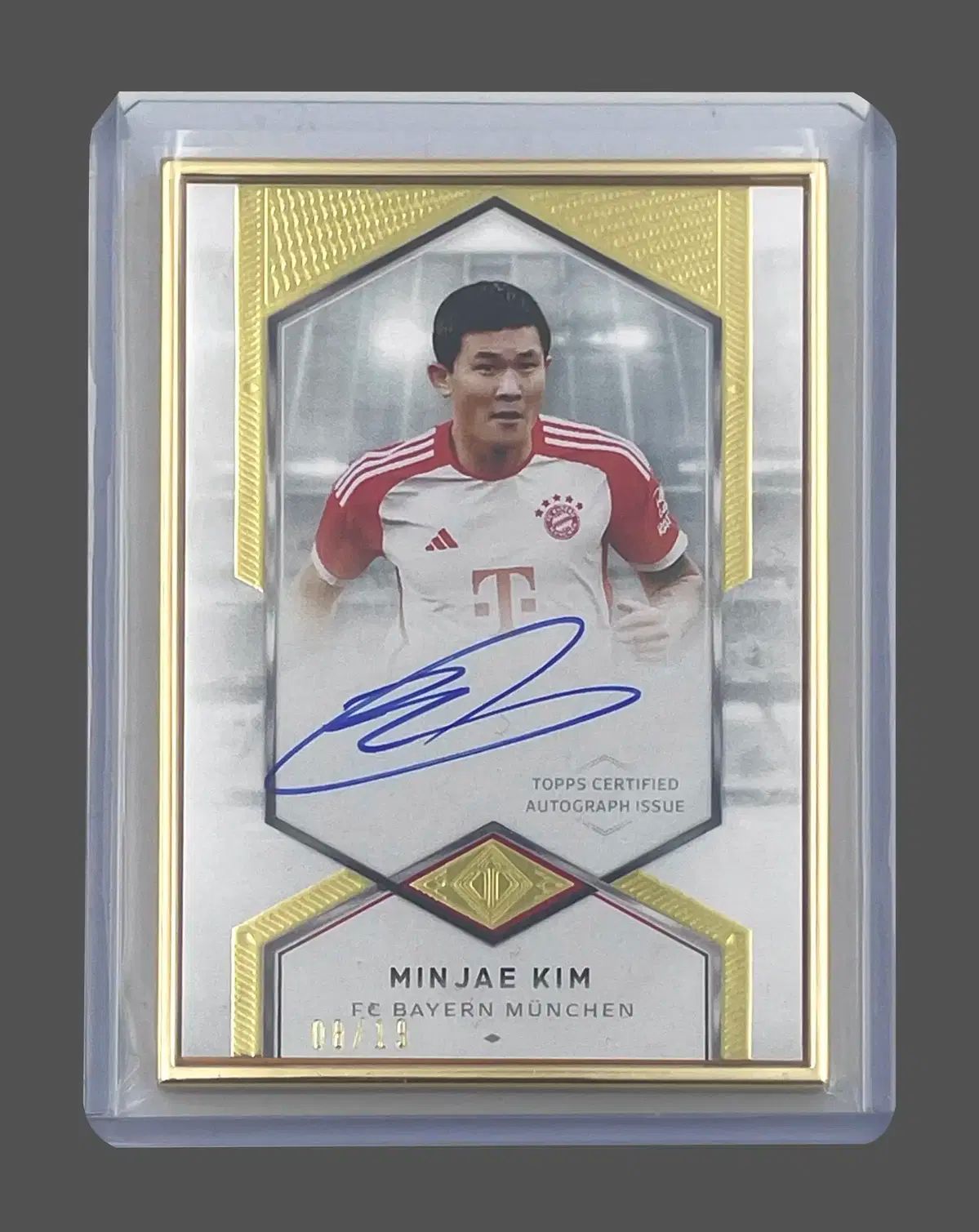 Topps 金 玟哉₍キム ミンジェ 直筆 サイン FCバイエルン ミュンヘン オンオート サッカーカード