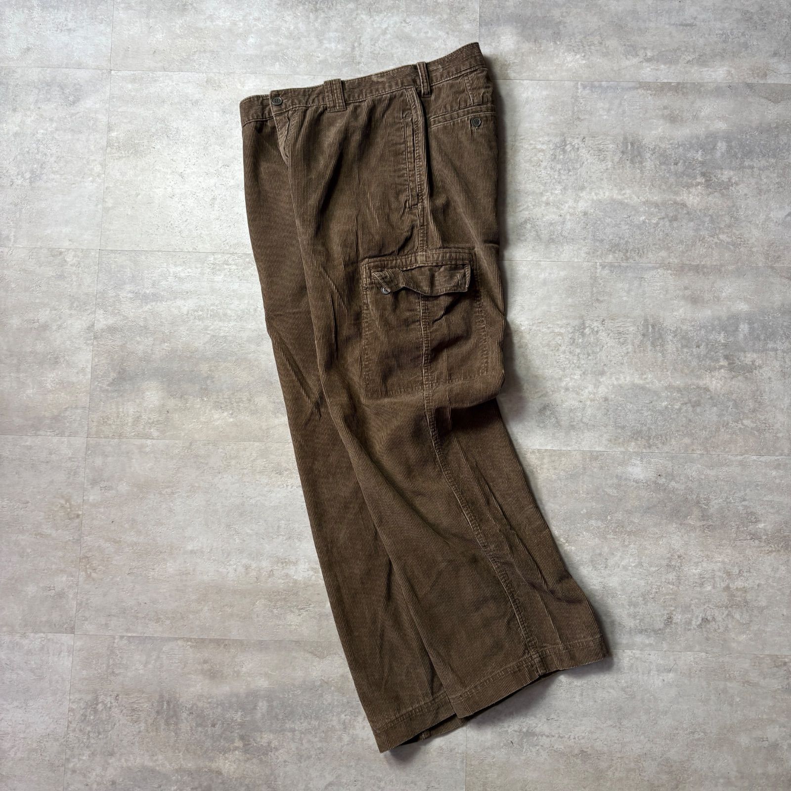 NESI A.G. コーデュロイカーゴパンツ ブラウン W33 L34