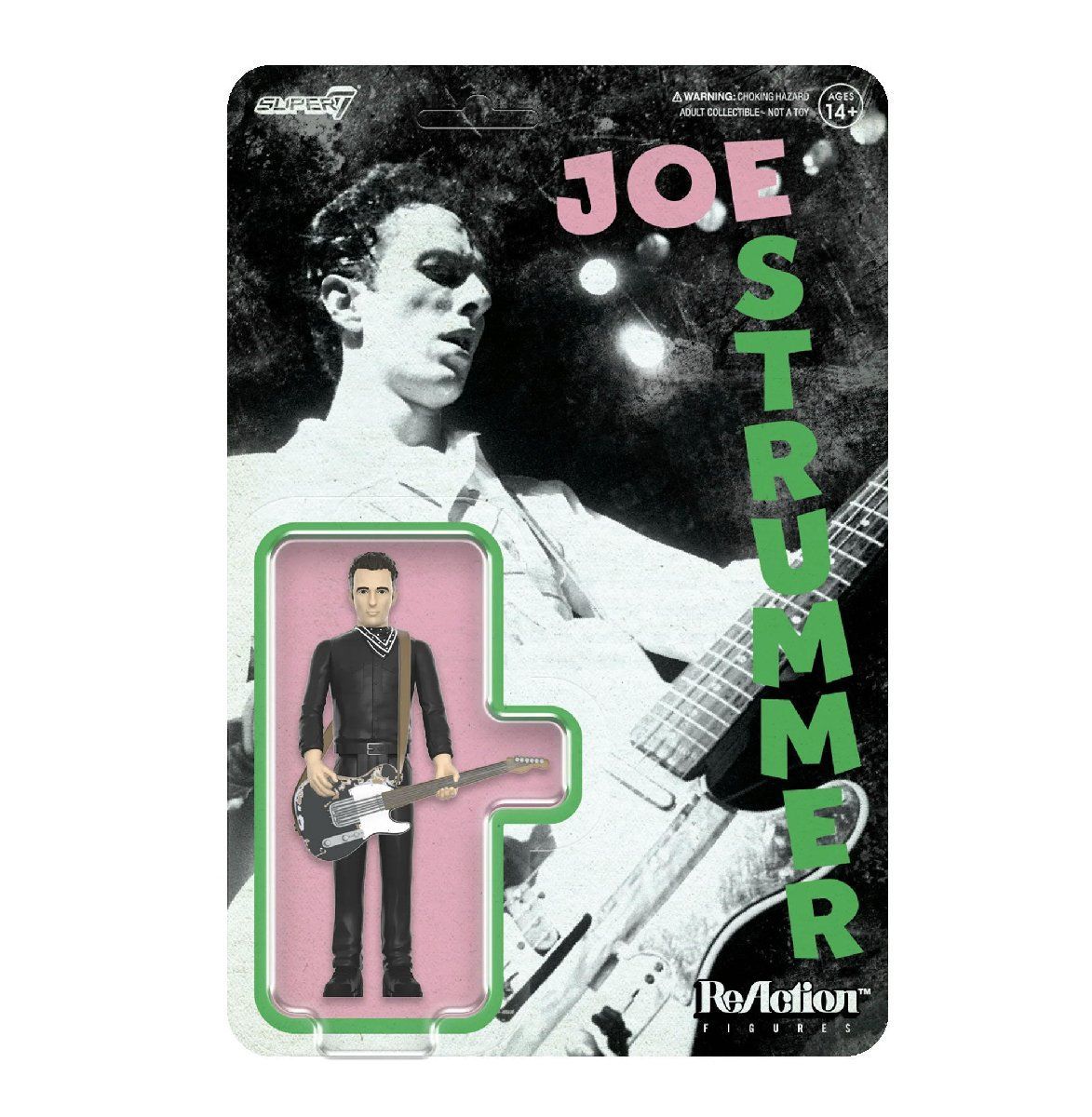 ジョー ストラマー Re Action フィギュア Joe Strummer Super7 パンク