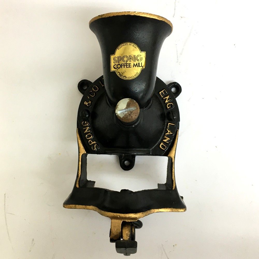 SPONG スポング Coffee Mill 1 手挽きコーヒーミル 受け皿付き