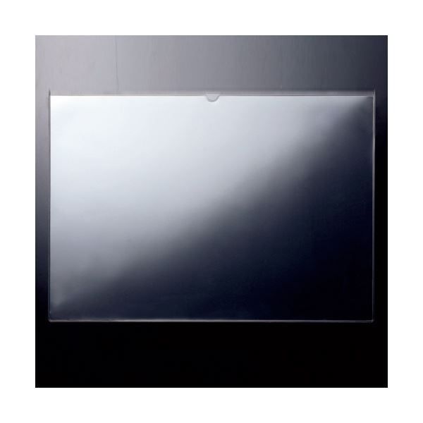 TANOSEEソフトカードケース A3 透明 再生オレフィン製 1セット 100枚