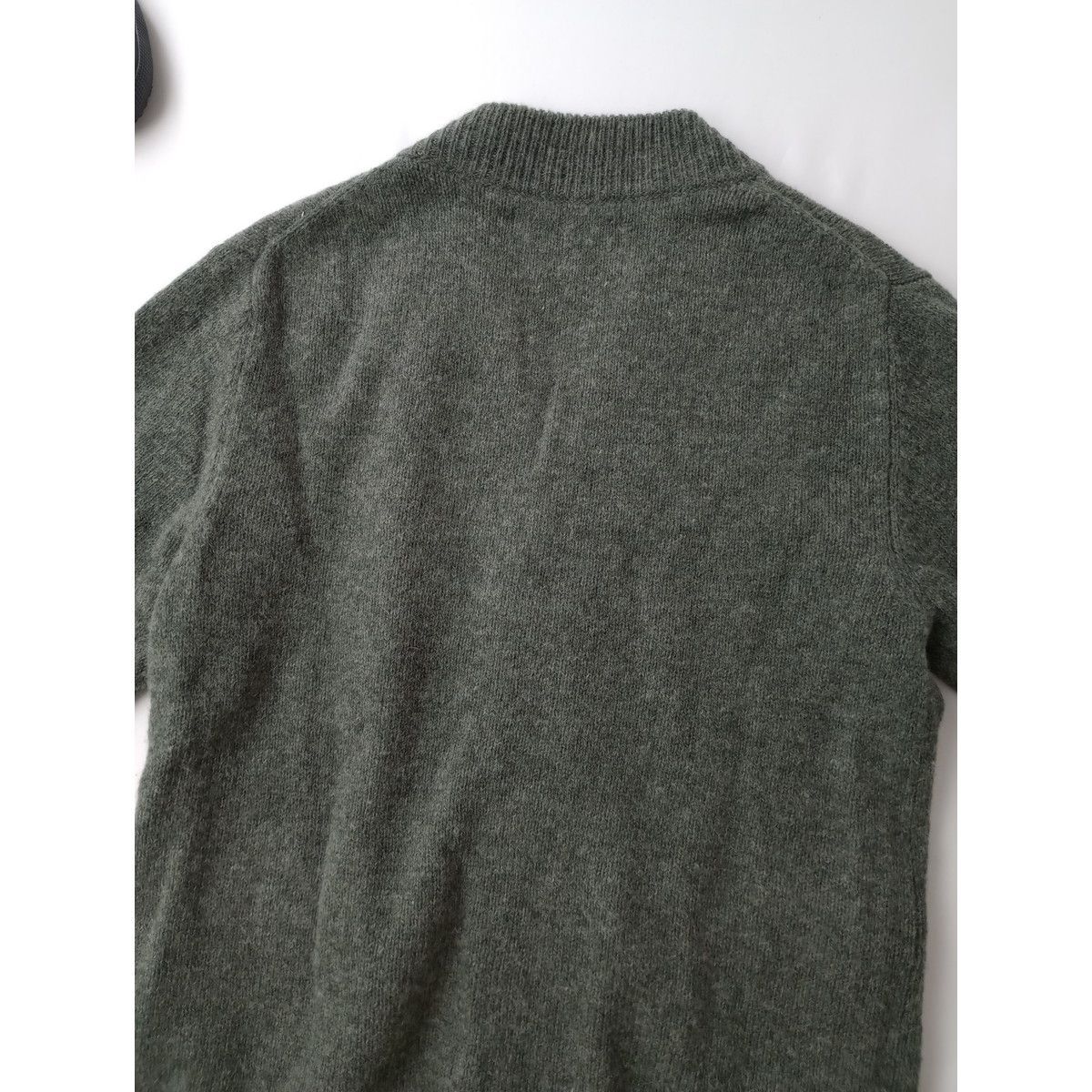 カーディガン ニット マーガレットハウエル グレー m コットン シルク