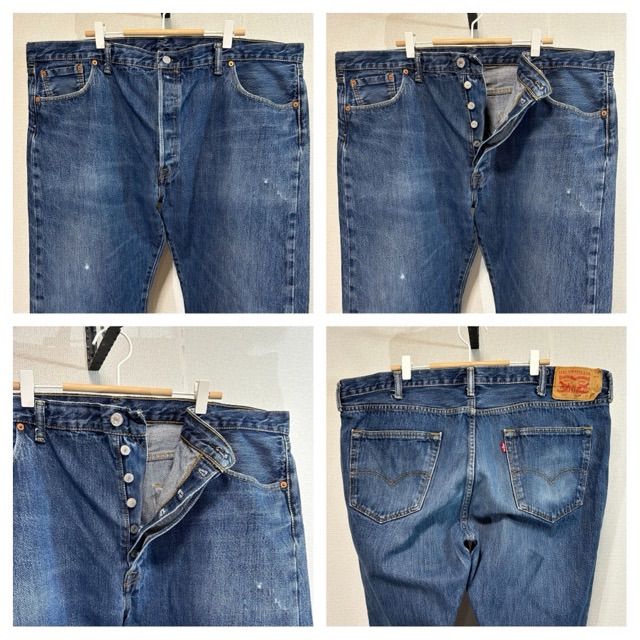 リーバイス501LEVI'Sデニムパンツw44大きいサイズバギー極太