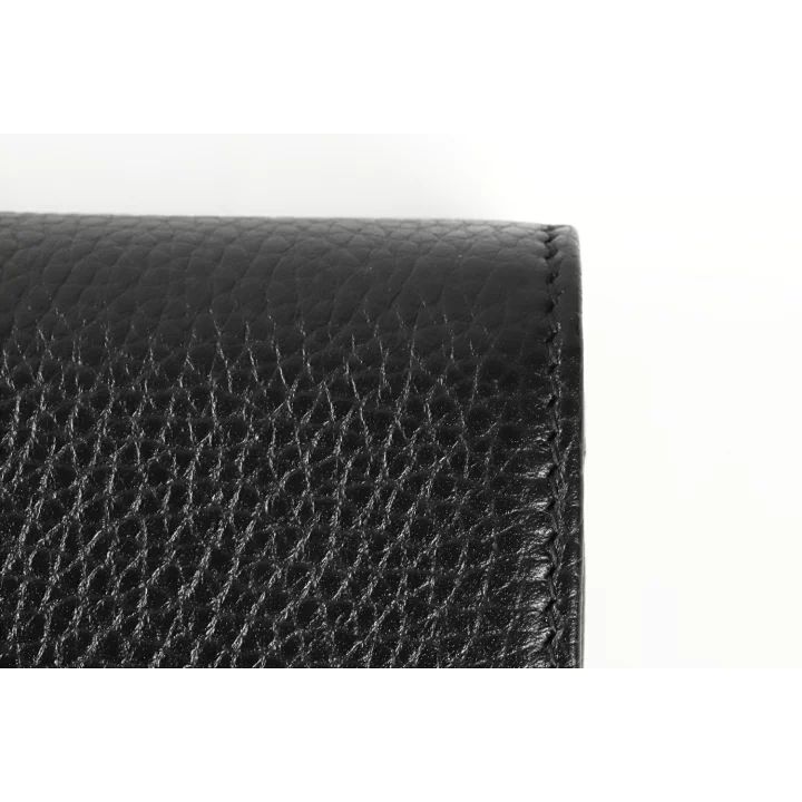 新品未使用品GUCCI 二つ折り長財布 SOHO 598206 ブラック正規品
