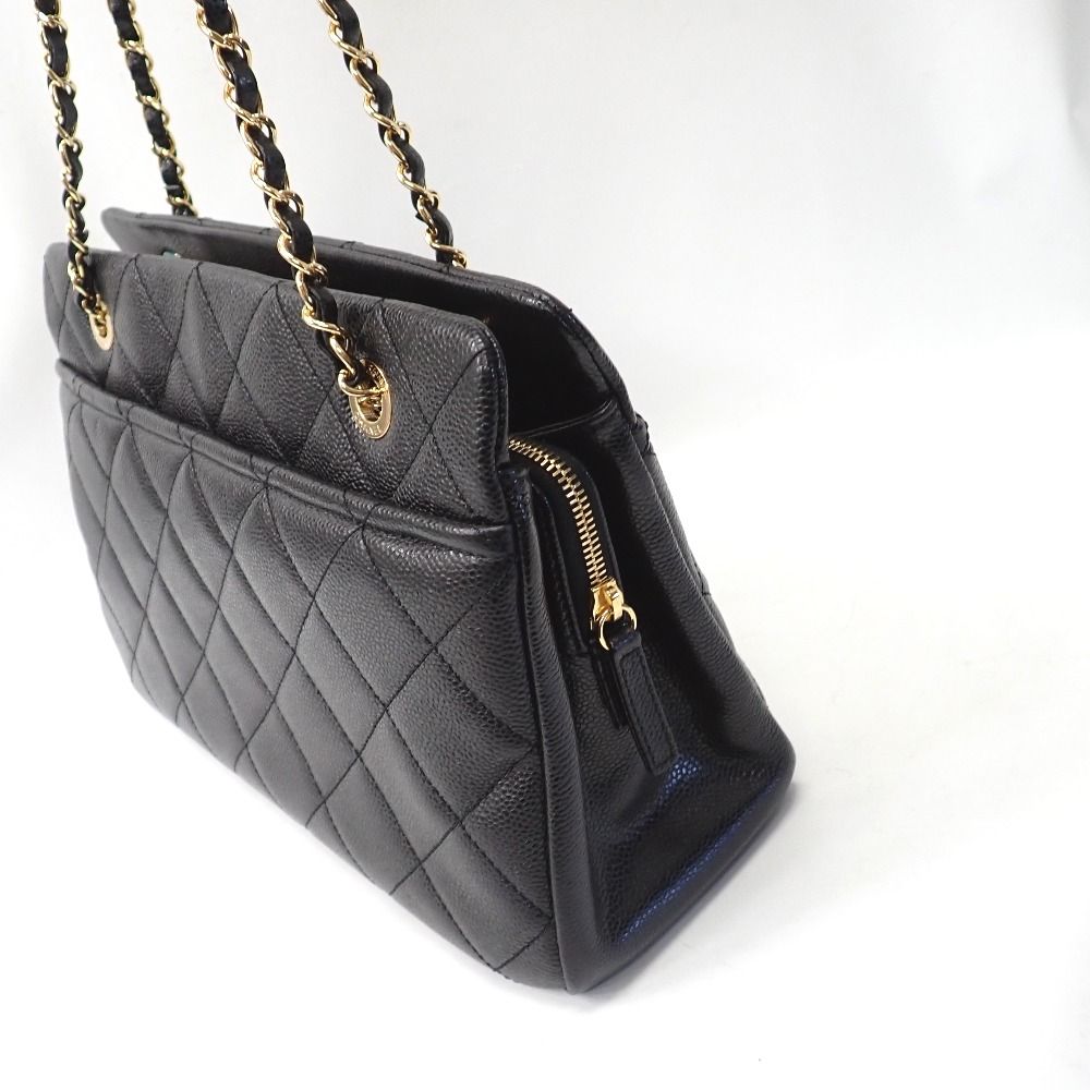 Ft621561 シャネル ショルダーバッグ チェーントート マトラッセ  