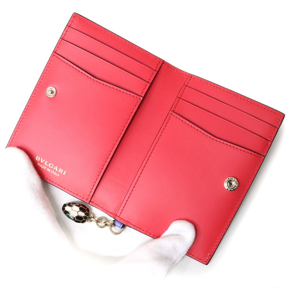 超美品❣️ブルガリ　カードケース　箱付き ブルガリ BVLGARI セルペンティ カードホルダー カードケース