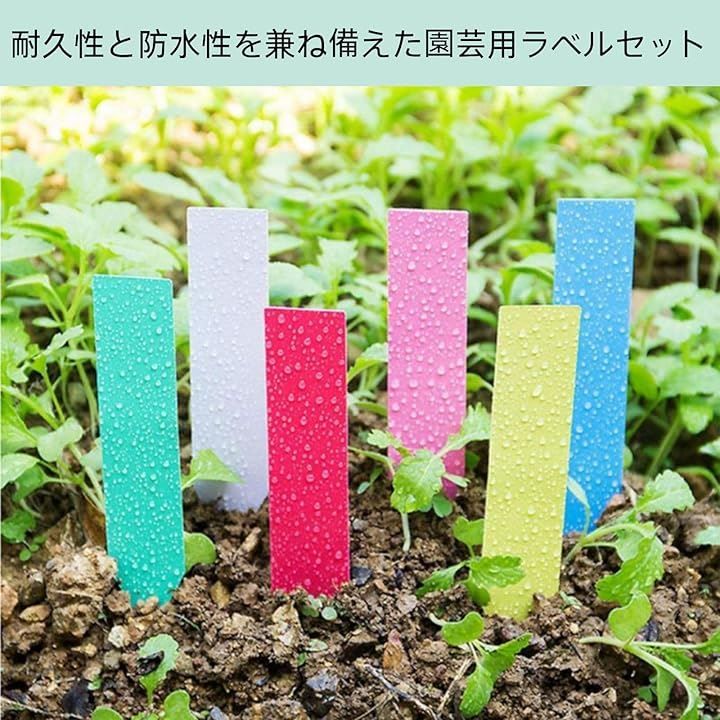 ユアクト 大量600枚入り 植物ラベル 園芸用 苗木 盆栽 植物ラベル再使用可能 たんざくラベル 立型ラベル 盆栽タグ 花卉挿入ラベル