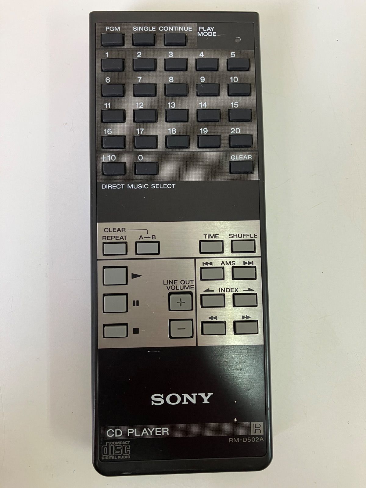 SONY ソニー オーディオリモコン RM-D502A