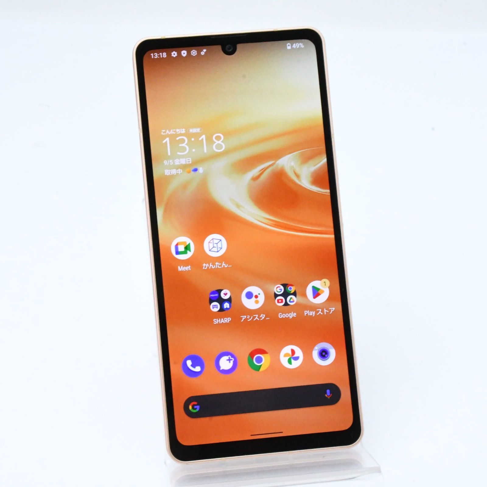 訳あり＊電池良好】au SIMフリー AQUOS sense6 SHG05 ライト