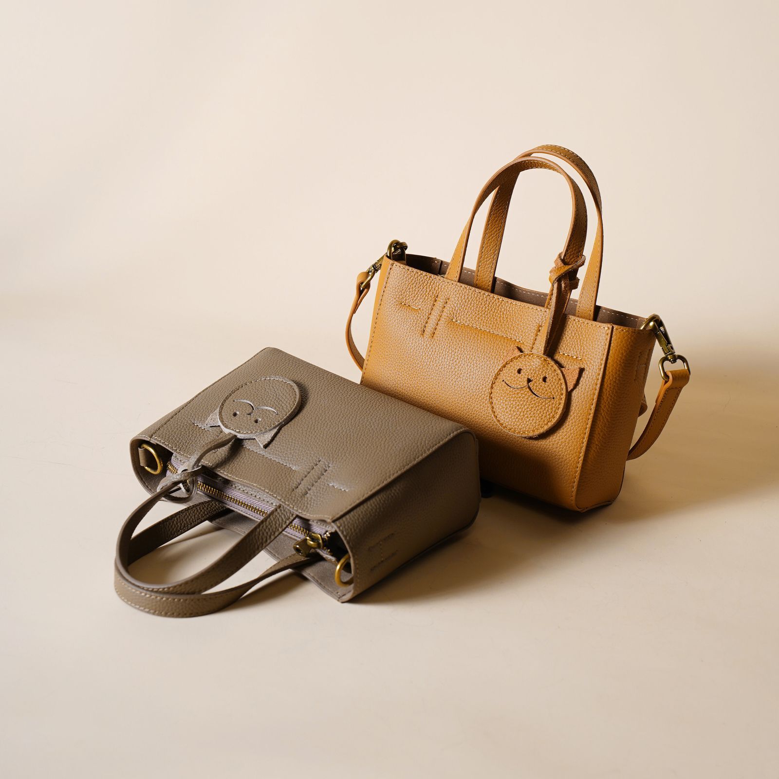 最高級本革 サドルレザー 牛革 ハンドバッグ 斜めがけ