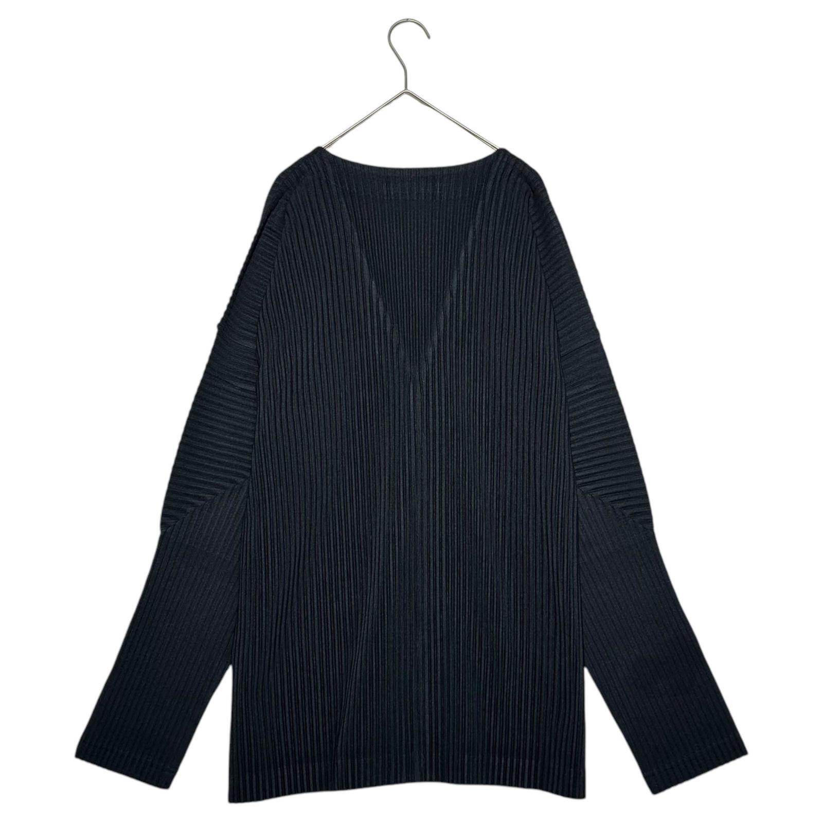 ISSEY MIYAKEカーディガン　オムプリッセ　ブラック美品 ISSEY MIYAKE - HOMME PLISSE ISSEY MIYAKE プリーツ