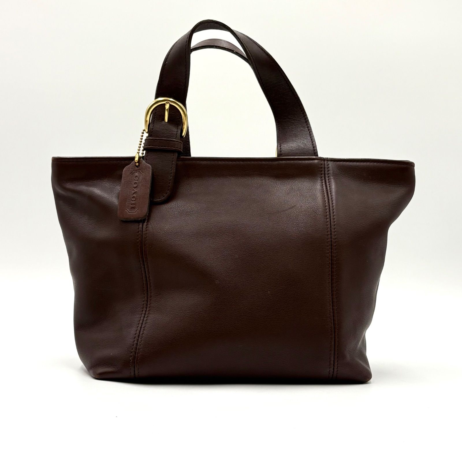 美品○COACH コーチ 4133 USA製 レザー ハンドバッグ トートバッグ ブラウン系 - メルカリ