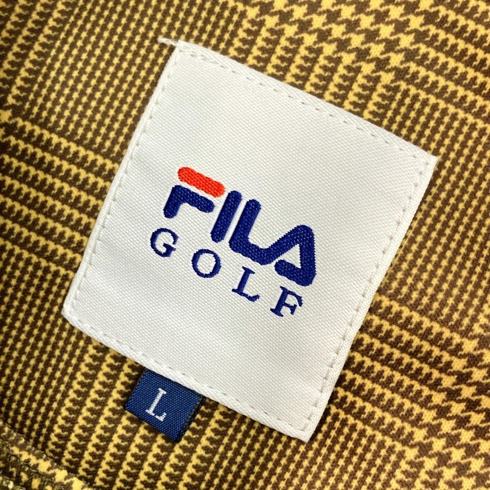 サイズ：L FILA GOLF フィラゴルフ 裏起毛 ジップジャケット