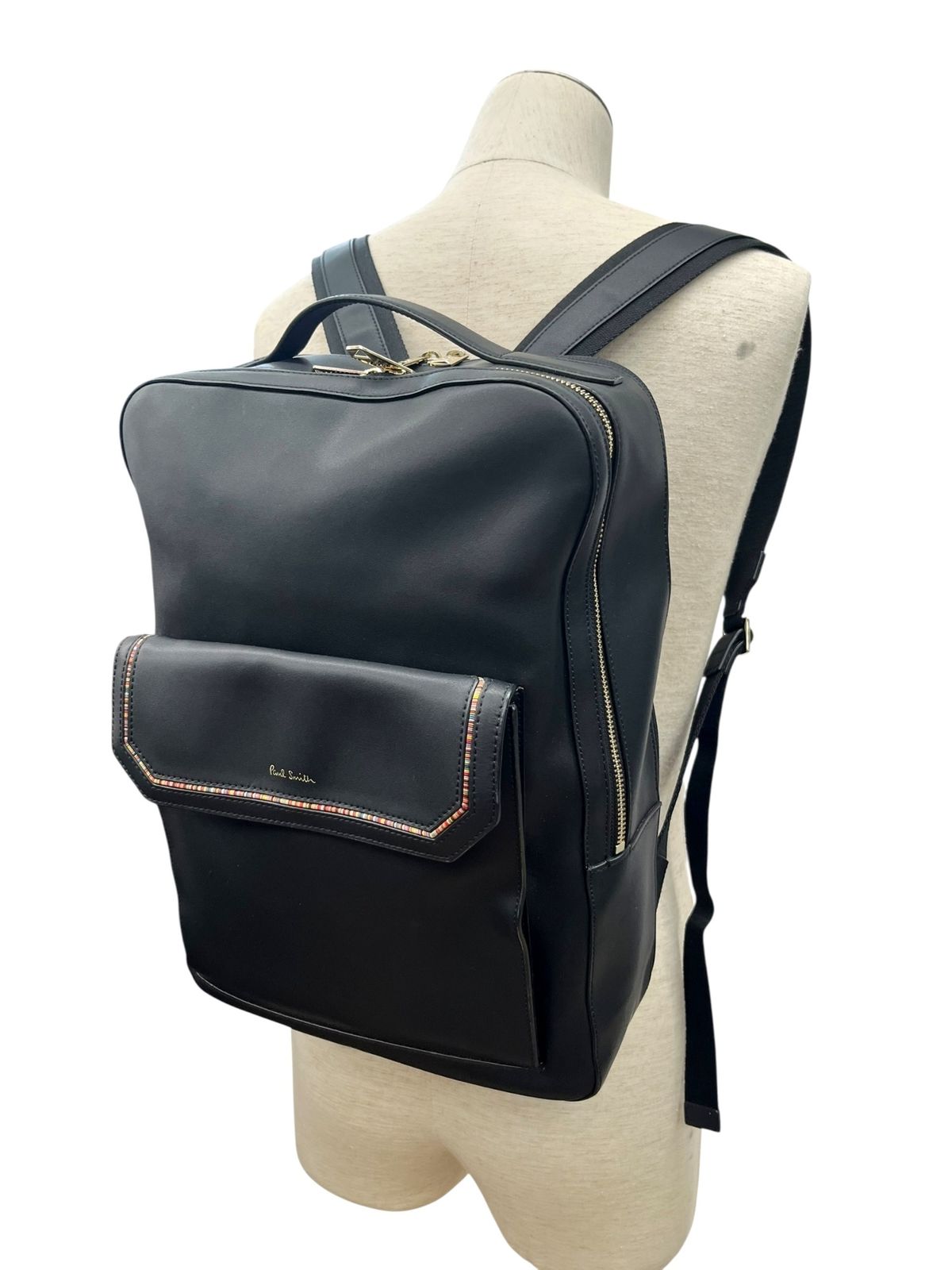 Paul Smith (ポールスミス) ストライプインセット スクエア