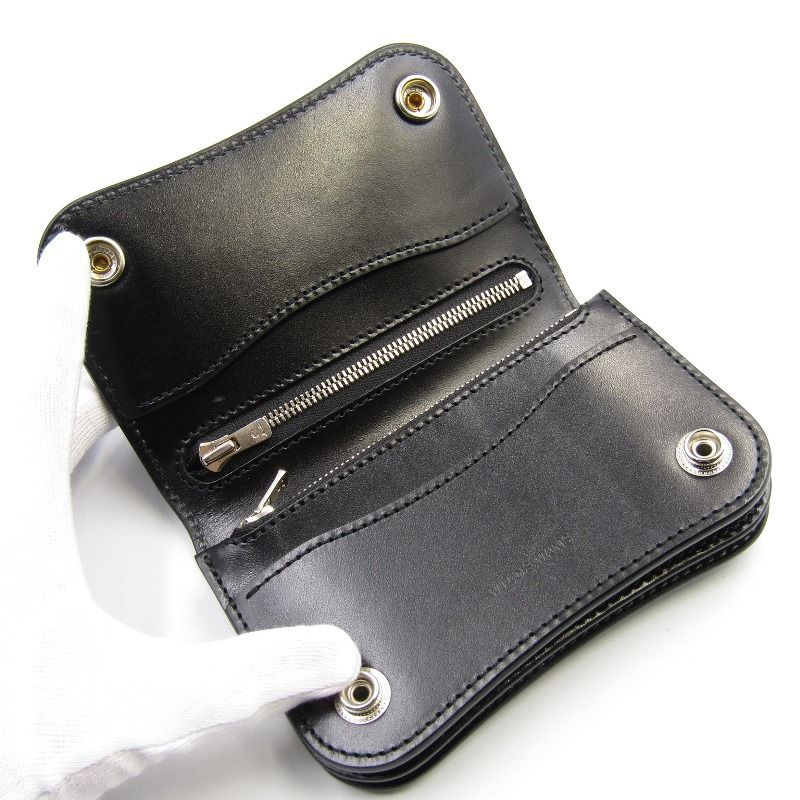 美品 WILDSWANS ワイルドスワンズ 二つ折り財布 サドルプル