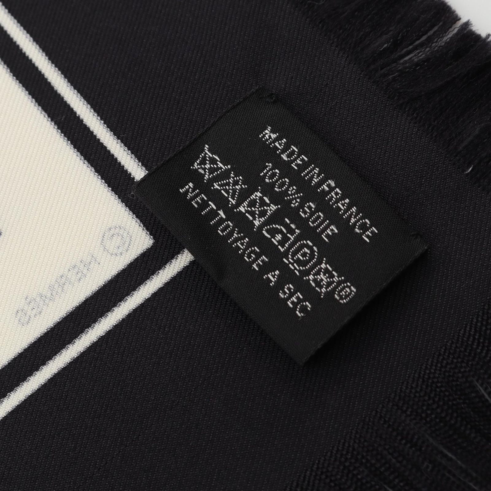 HERMES エルメス カレ80 EX-LIBRIS エクスリブリス フリンジ スカーフ 
