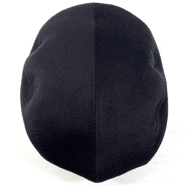 エルメス ハンチング ブラック 美品 帽子 クリーニング済み カシミア