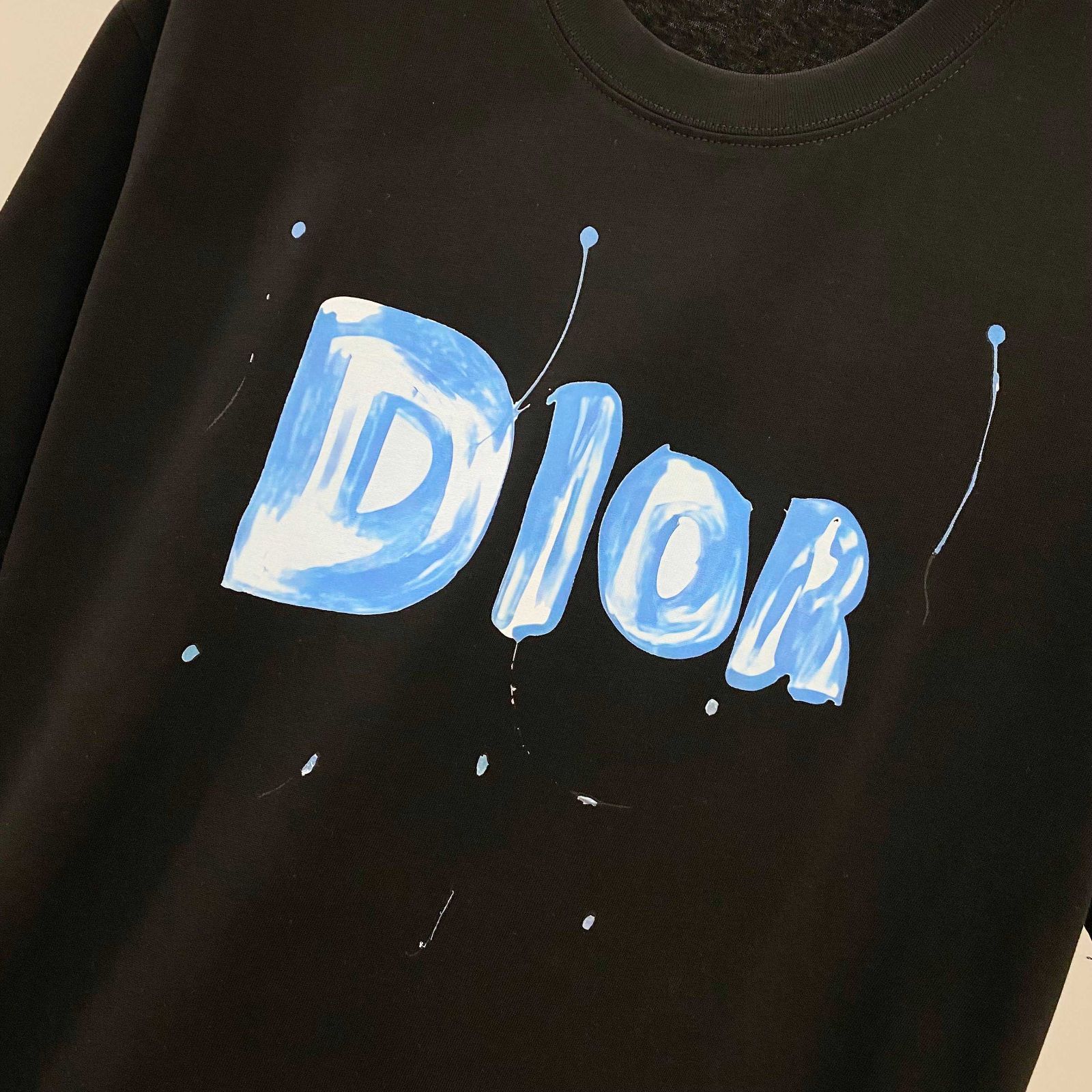 Dior ディオール ロゴプリント Tシャツ 全面プリント 夏のマスト☆DIOR 偽物 Tシャツ モノグラム ロゴ プリント 100