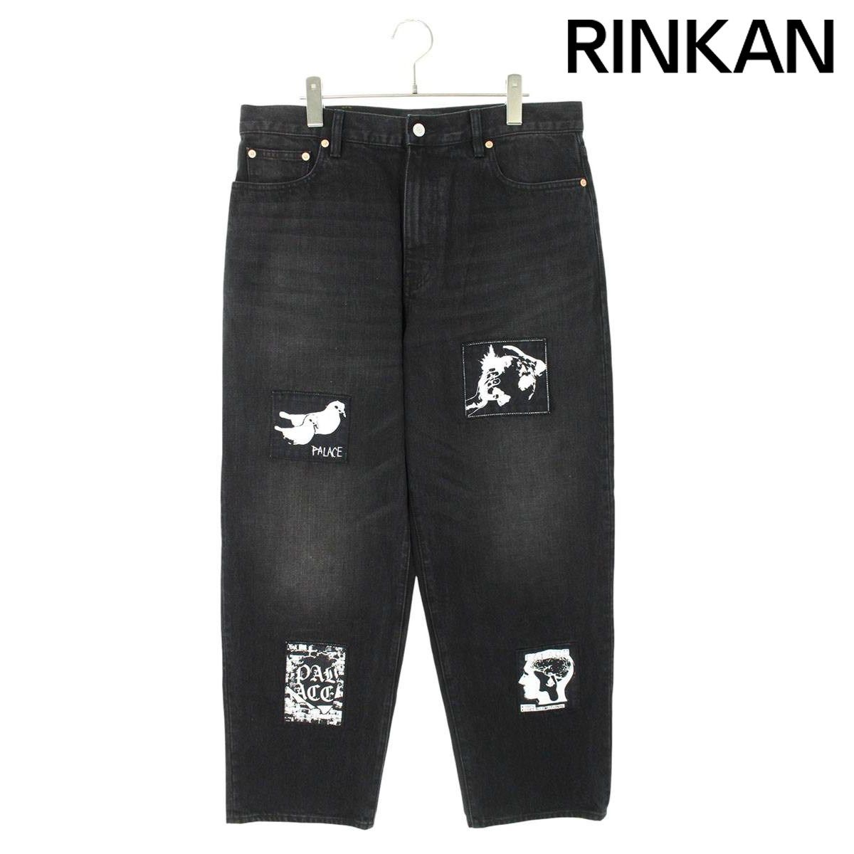 パレス 25SS P90 BAGGY JEAN パッチ付きバギーデニムパンツ メンズ 32インチ