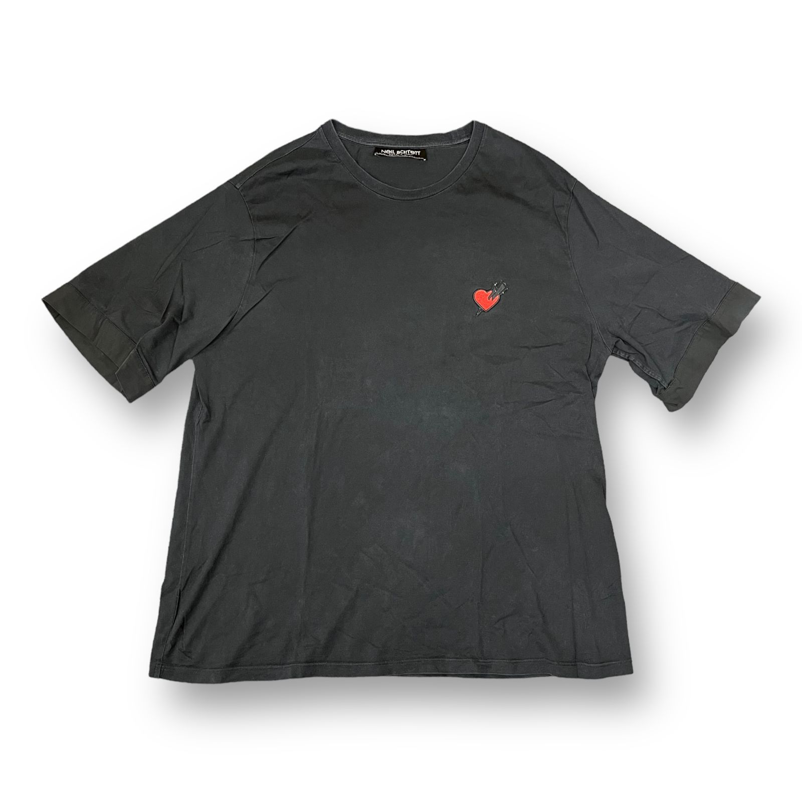 NEIL BARRETT 20SS BLACK PATCHED T-SHIRT ブラック パッチド Tシャツ ...