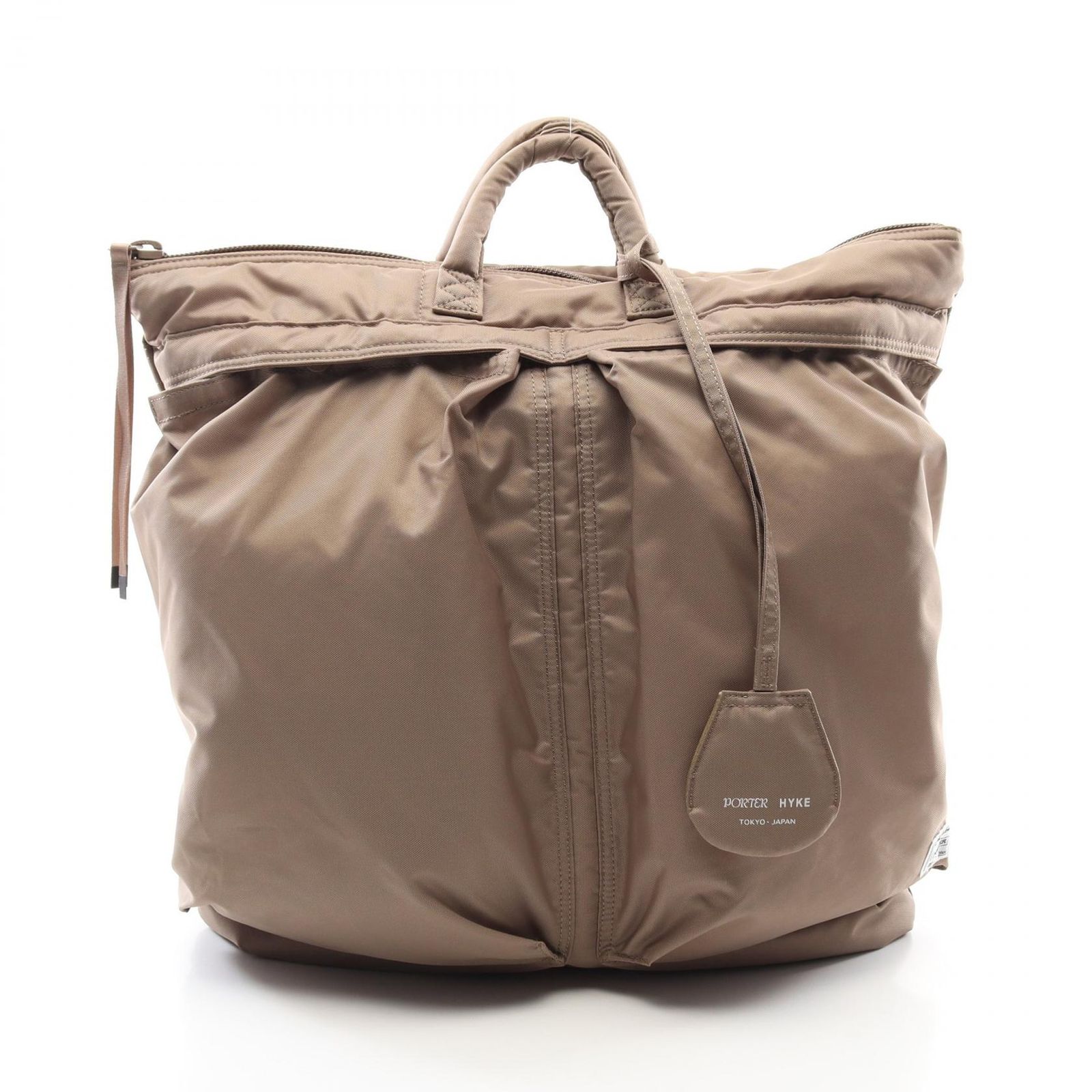 ハイク HYKE ハンドバッグ HYKE × PORTER ヘルメットバッグ ベージュ 