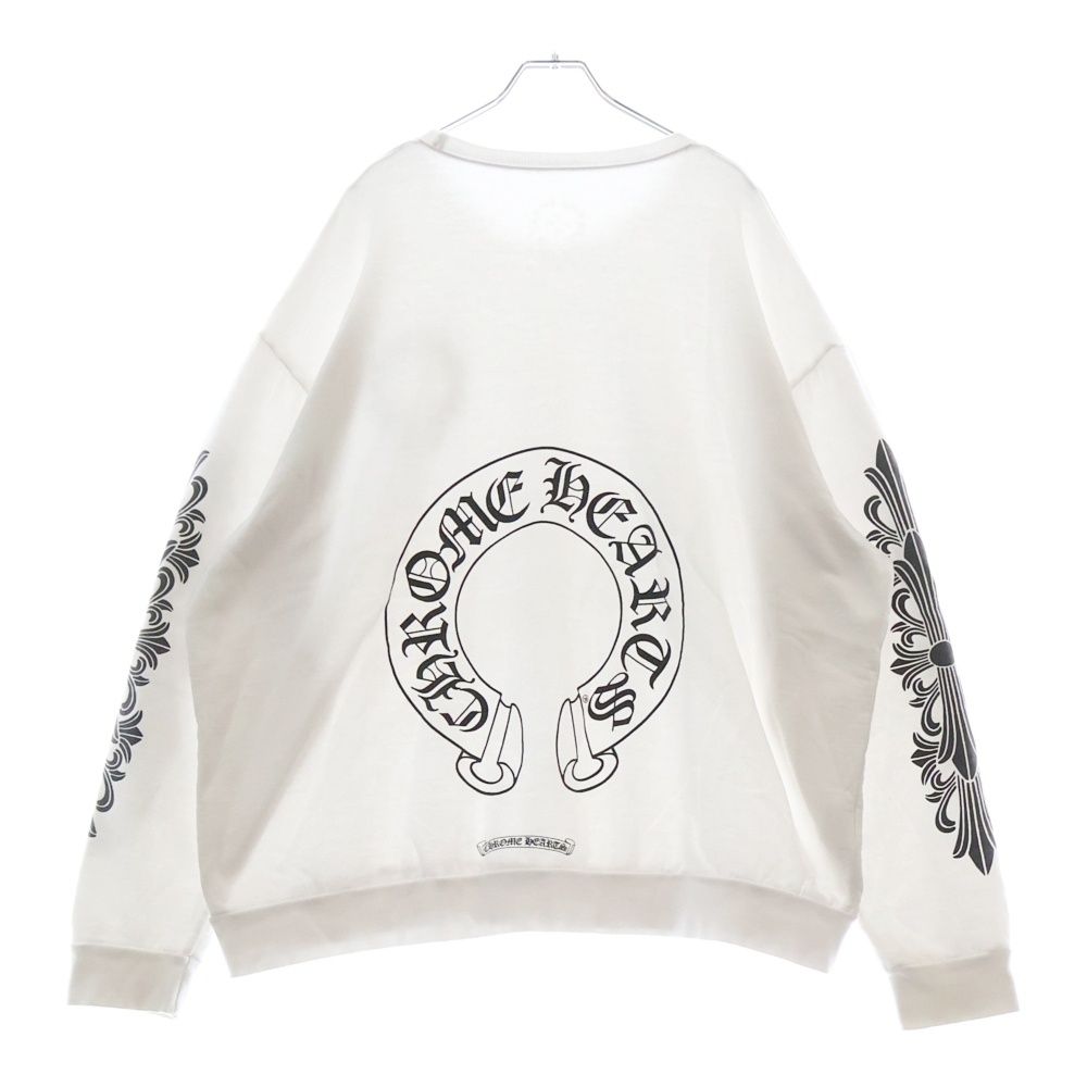 CHROME HEARTS (クロムハーツ) Horseshoe Crewneck Sweatshirt