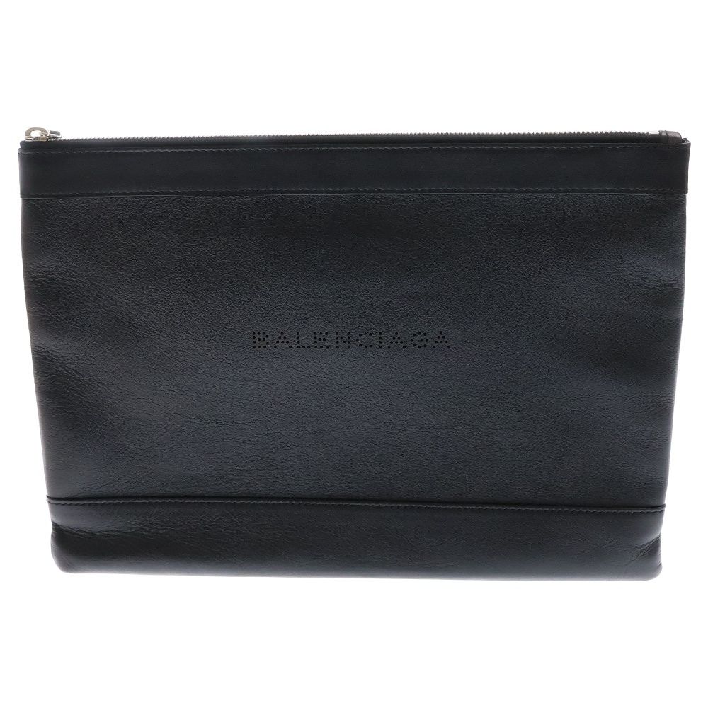 BALENCIAGA GOLF バレンシアガゴルフ クラッチバッグ セカンドバッグ ポーチ ブラック レザー 420407