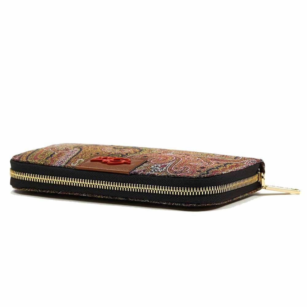 アウトレット箱] エトロ ETRO 長財布 ラウンドファスナー Zipper