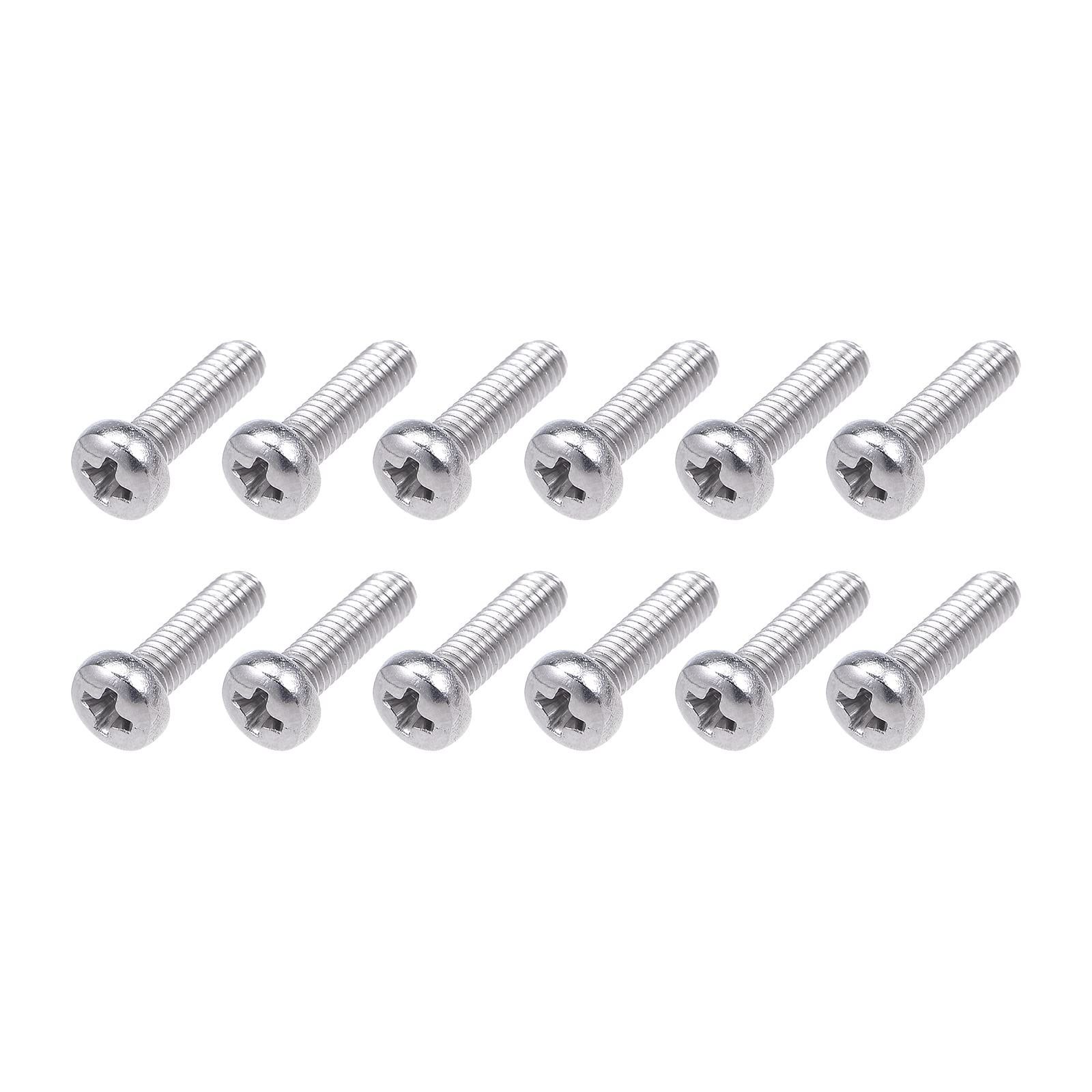 METALLIXITY 機械ネジ M3 x 10 mm 100個 プラスクロスパンボルト 304ステンレス鋼 家具の取り付け 機械的ファスナー オフィス機器用