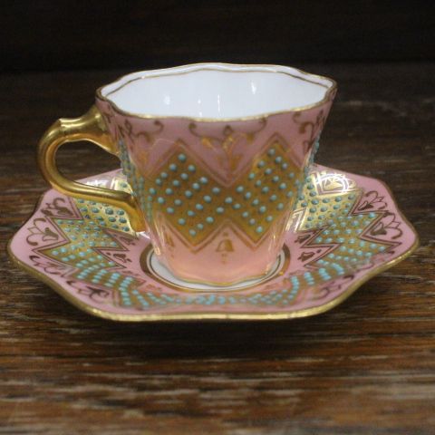 コールポート　アンティークデミタス 1875年-1881年 アンティーク コールポート 金彩 ジュール