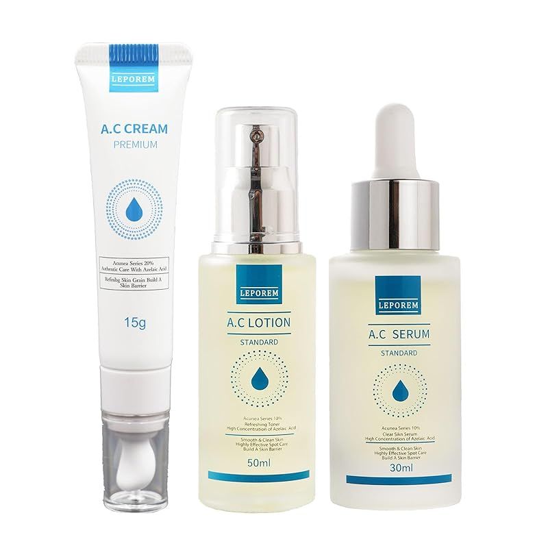 LEPOREM アゼライン酸 高濃度 20%配合 ACプレミアムクリーム 15g azelaic acid 保湿 ACUNEAシリーズ ((お得セットA)) 1