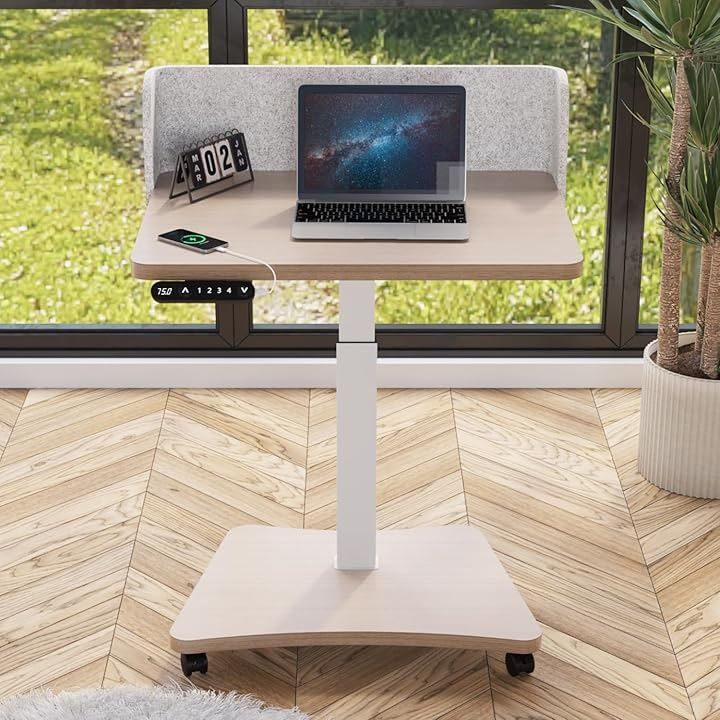 Radlove 昇降デスク パソコンデスク 昇降式 サイドテーブル 電動昇降式