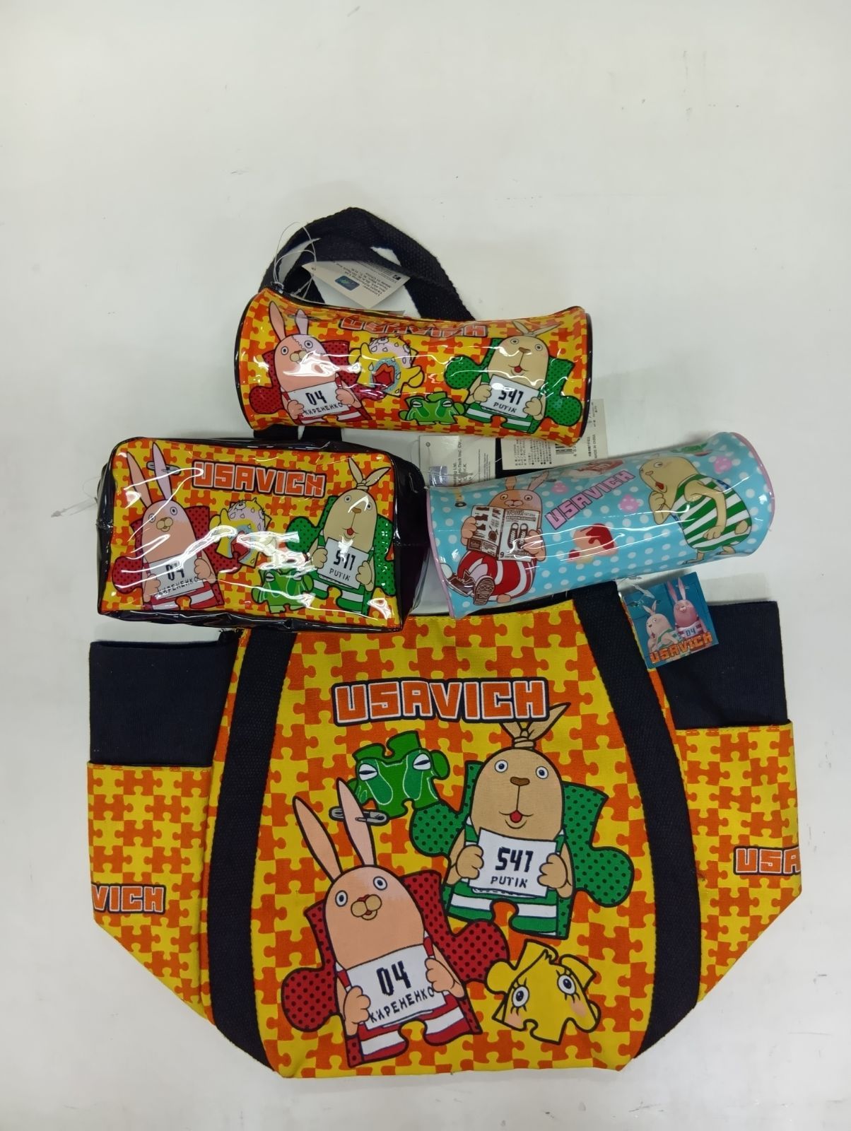 ウサビッチ トートバッグ1点 ポーチ3点 プーチン キレネンコ USAVICH