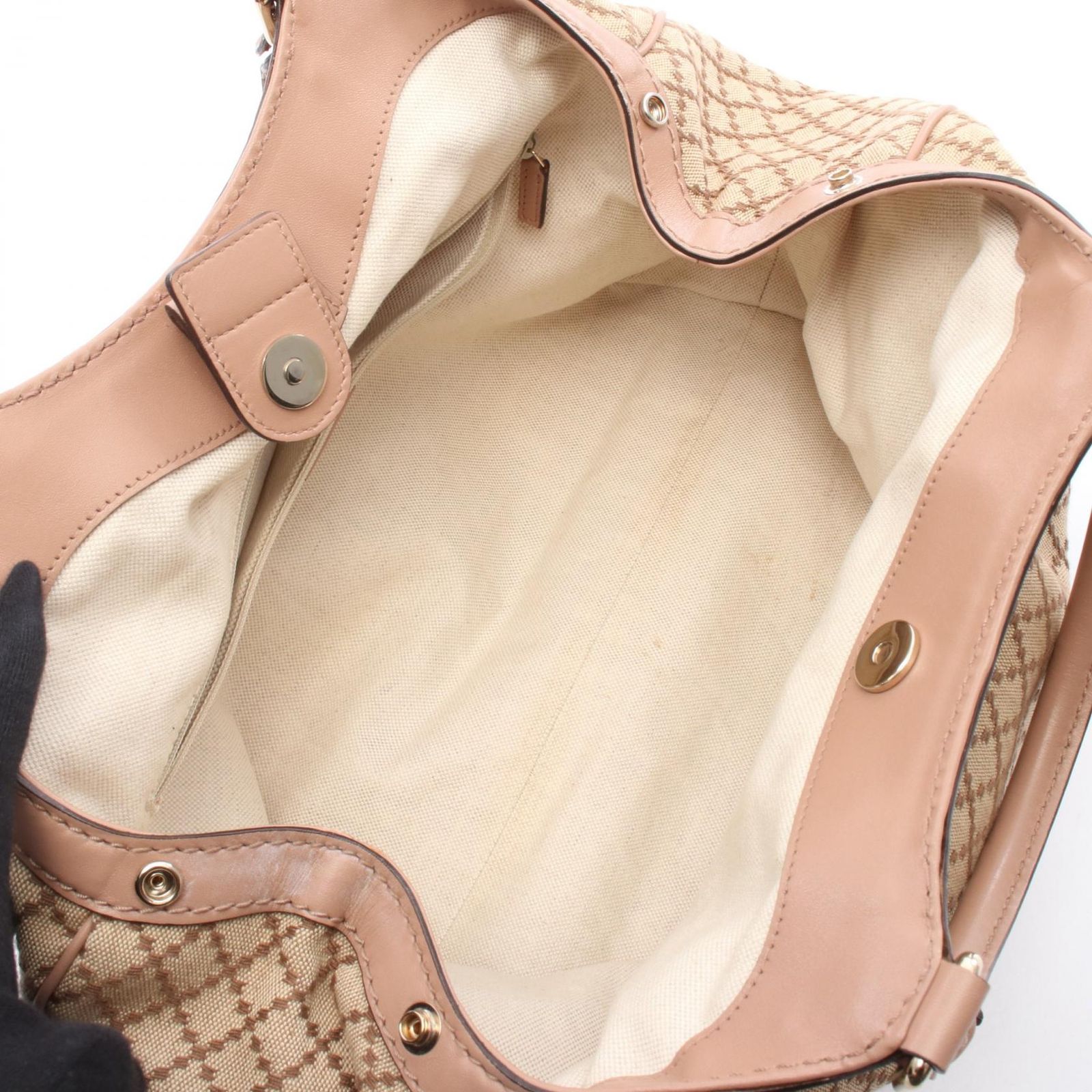 グッチ　スーキー　インターロッキングG　ハンドバッグ　ディアマンテ　ベージュ グッチ GUCCI ハンドバッグ スーキー 211944 ベージュ/ピンク
