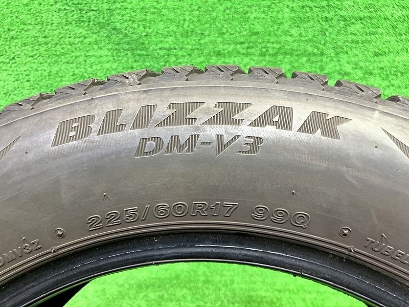 BRIDGESTONE スタッドレス ブリヂストン ブリザックDM-V3 225 60RT17 4本 7ミリ 2019年 FFCRYSTALESIA_COM