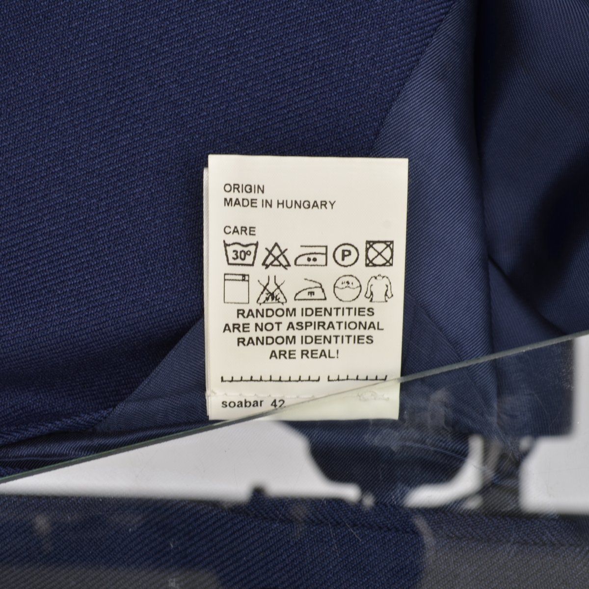 RANDOMIDENTITIES】971682 BUTTONLESS BLAZEテーラードジャケット  