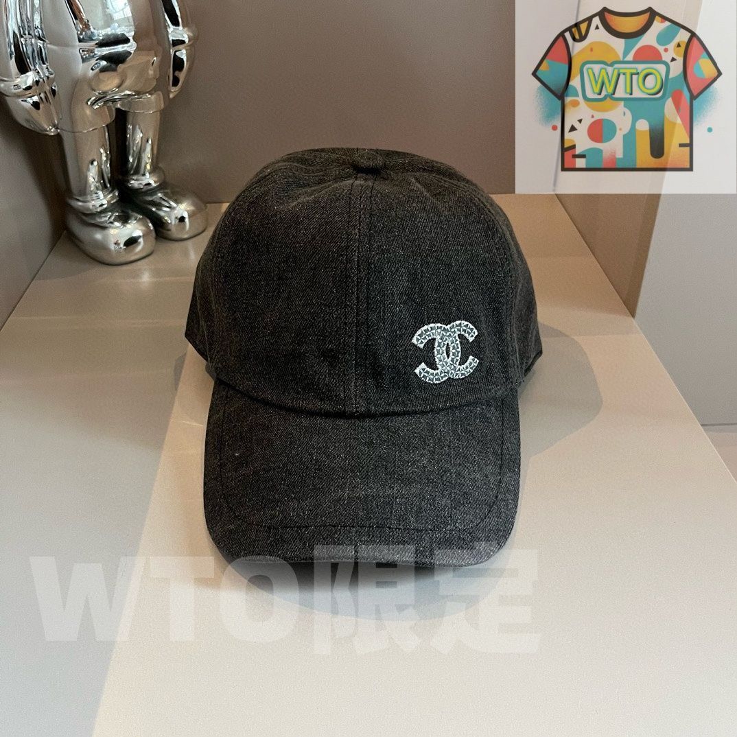 Chanel シャネル スモークグレーのベースボールキャップおすすめ