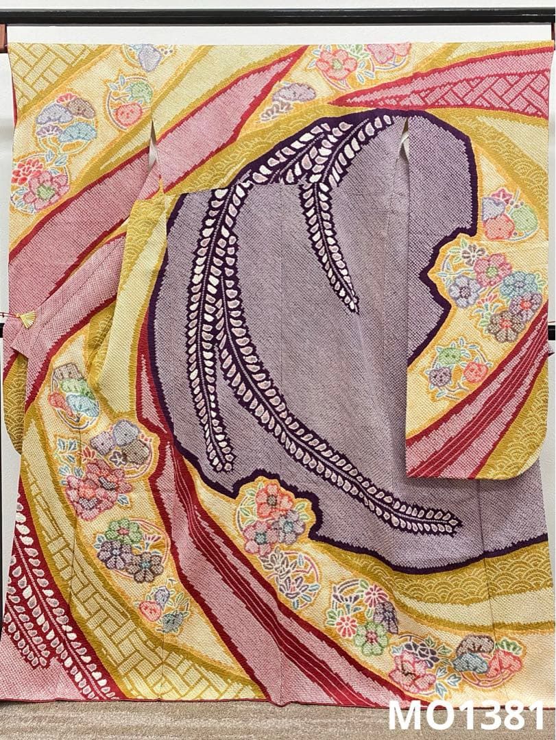 振袖 豪華 総絞り 紋意匠 身丈163cm