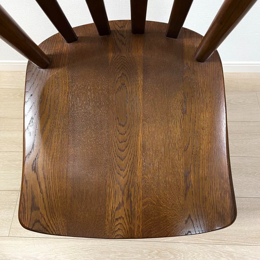 そ73【柏木工】ダイニングチェア 木製 ウインザーチェア 飛騨高山