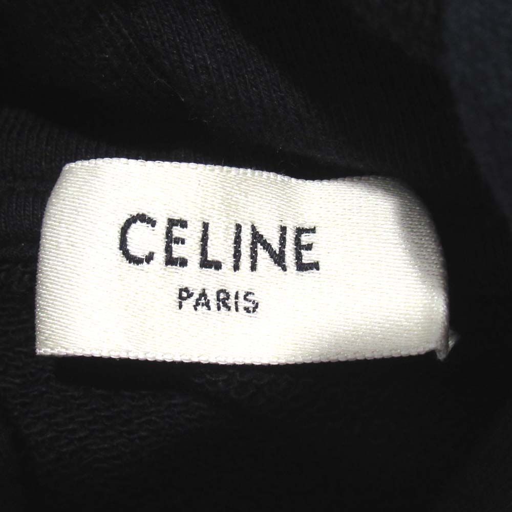 美品 CELINE セリーヌ クラシックラビリンス プリント プルオーバー スウェットパーカー 2Y006612G サイズS ブラック レディース 古着 中古 美品 CELINE セリーヌ クラシックラビリンス プリント プル