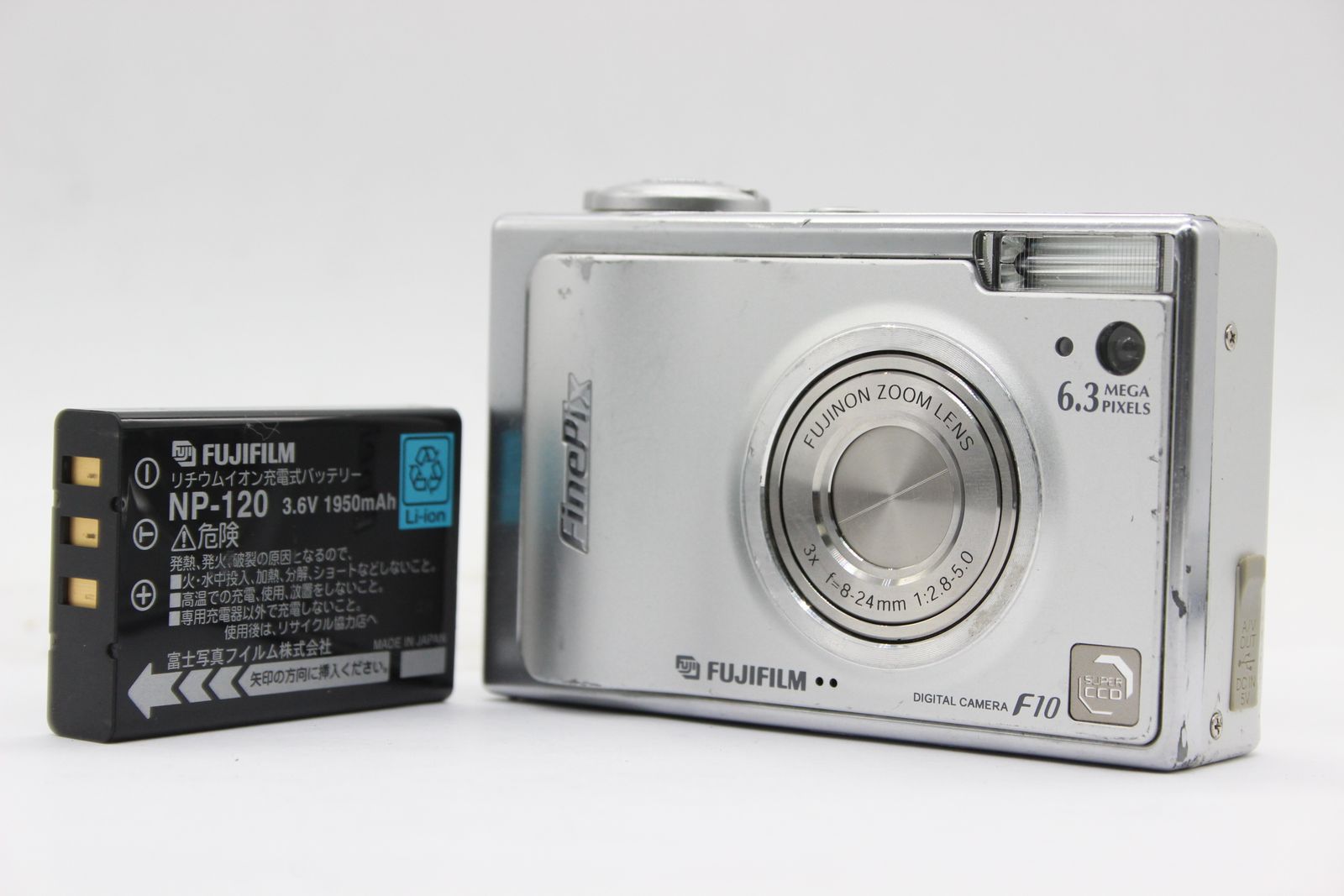 返品保証】 フジフィルム Fujifilm Finepix F10 Fujinon Zoom 3x