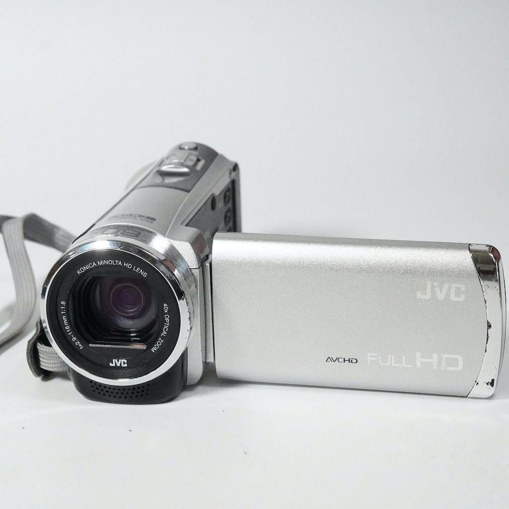 JVC Everio GZ-E750　（良品） JVC Victor Everio GZ-E750-S シルバー 動作OK 返金保証 /2077 - メルカリ