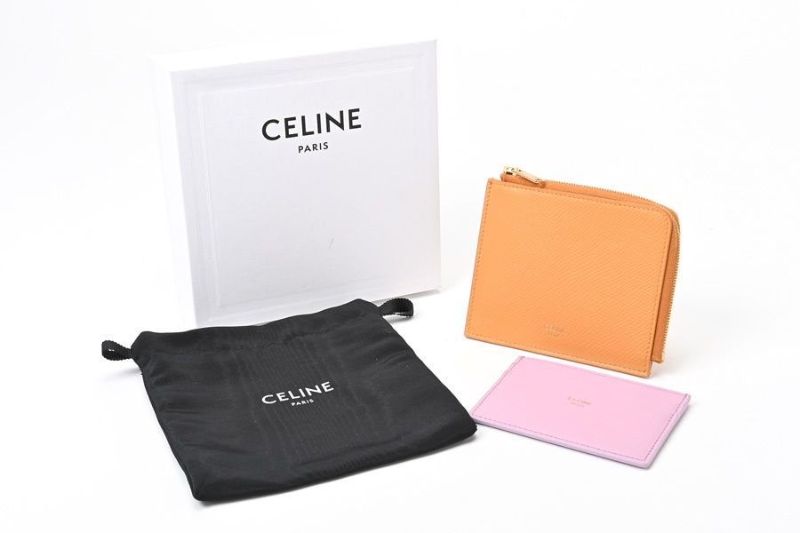 CELINE セリーヌ コインケース コイン＆カードポーチ ピンク