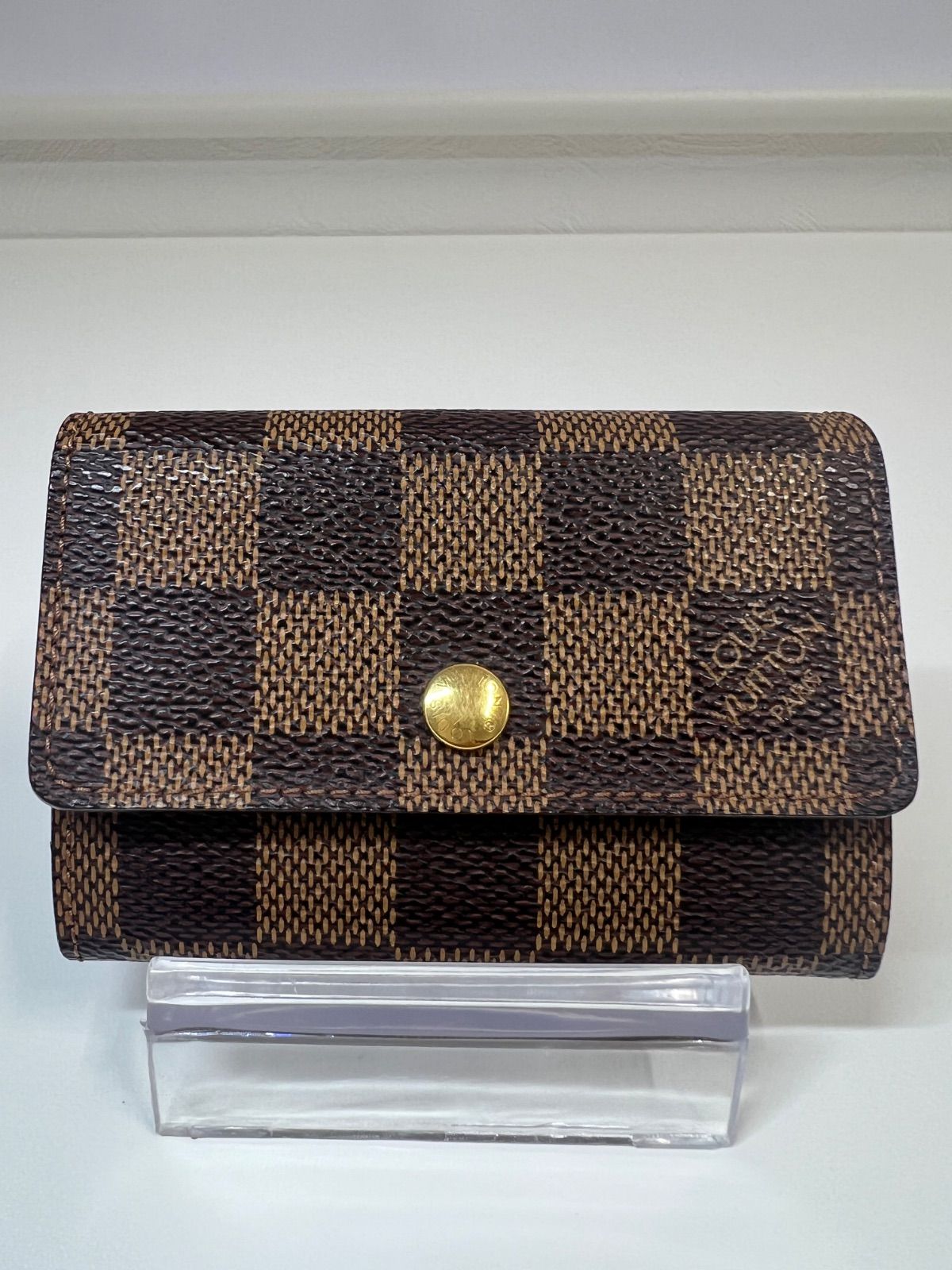 LOUIS VUITTON ルイヴィトン ダミエ ポルトモネ プラ コインケース