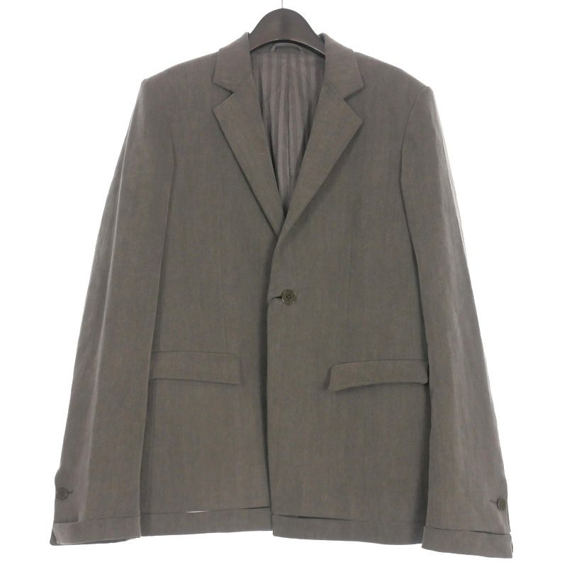 カング KANG MODULAR HEM JACKET テーラードジャケット ブレザー 48 オフブラック 黒 M|J-001-MO