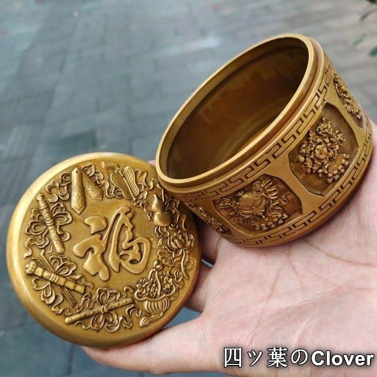 銅 細工 茶道具 香道具 蓋置 置物 八宝茶筒 銅製 銅 細工 茶道具 香道具 蓋置 置物 八宝茶筒 銅製