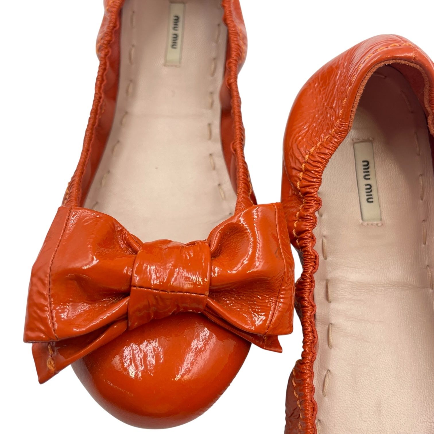 未使用品 MIU MIU ミュウミュウ MIU MIU バレエシューズ