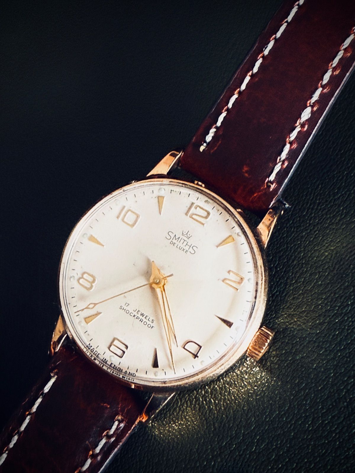 極美品 SMITHS ASTRAL 金無垢 ヴィンテージ時計 スモールセコンド