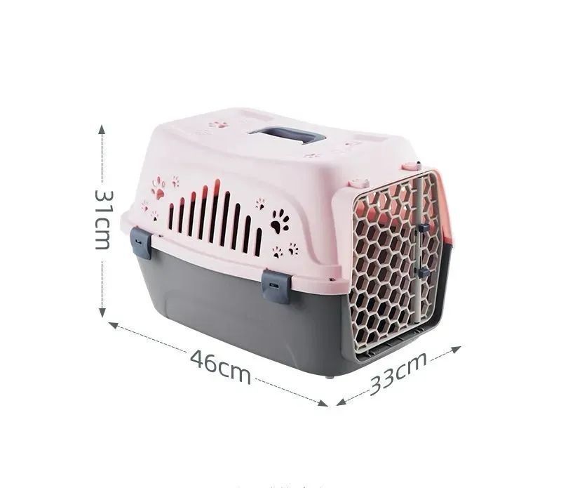 ペットキャリーペットキャリーペット用犬用猫用コンテナキャリーバッグハードキャリーキャリーケースプラスチック防災避難ペット用
