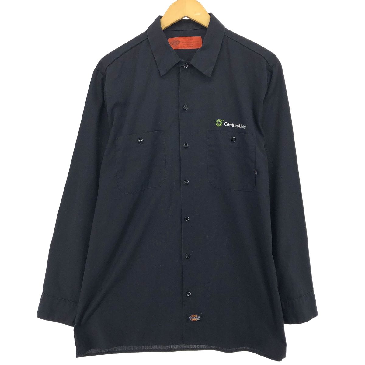 古着 ディッキーズ Dickies 長袖 ワークシャツ メンズL相当/eaa486510